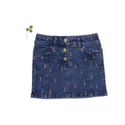 The Denim Skirt - Mini Tulip