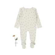 The Printed Romper - Rosa Blue