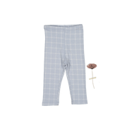 The Printed Legging - Blue Grid