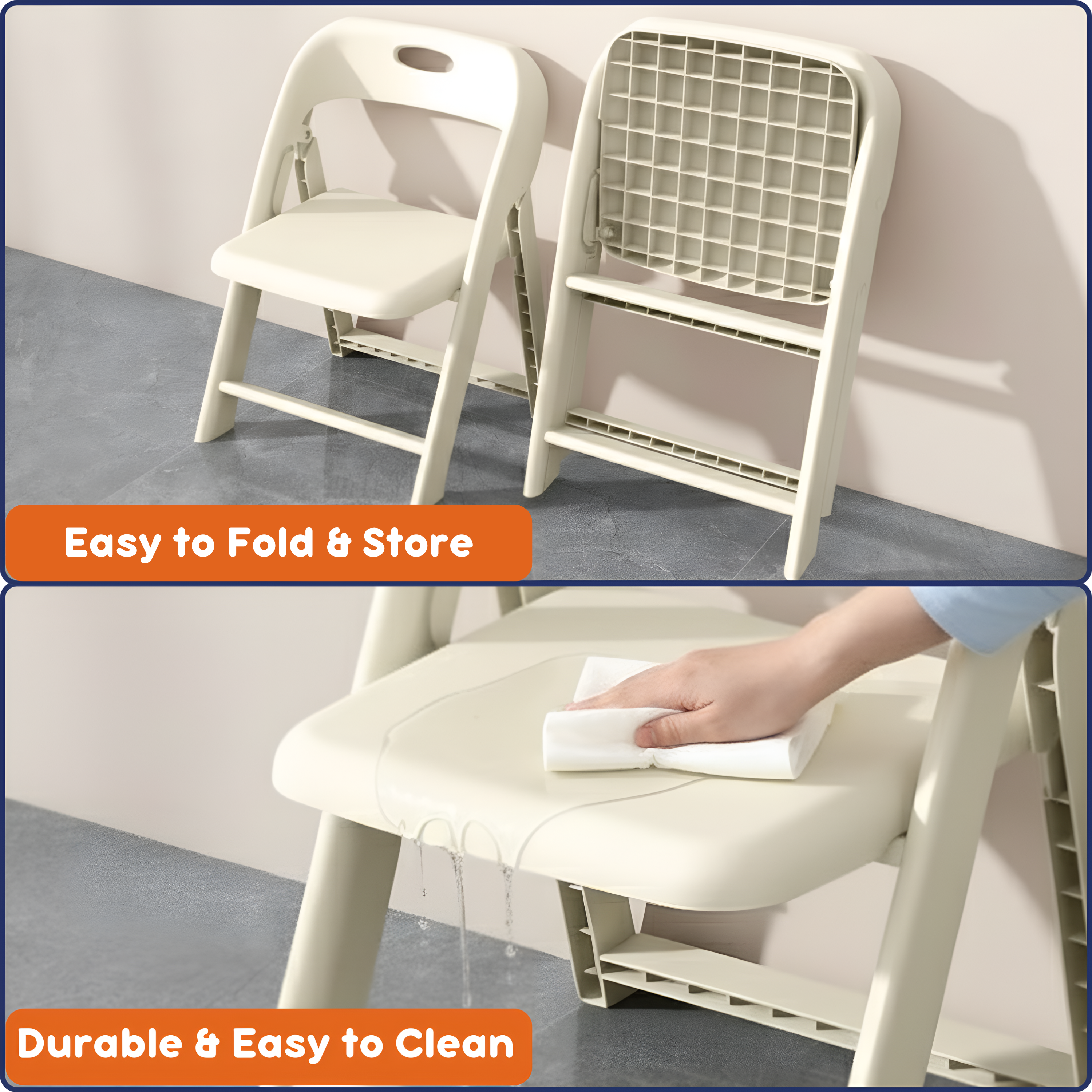 Giggle & Play | Kids Folding Chair  (2 Pack)