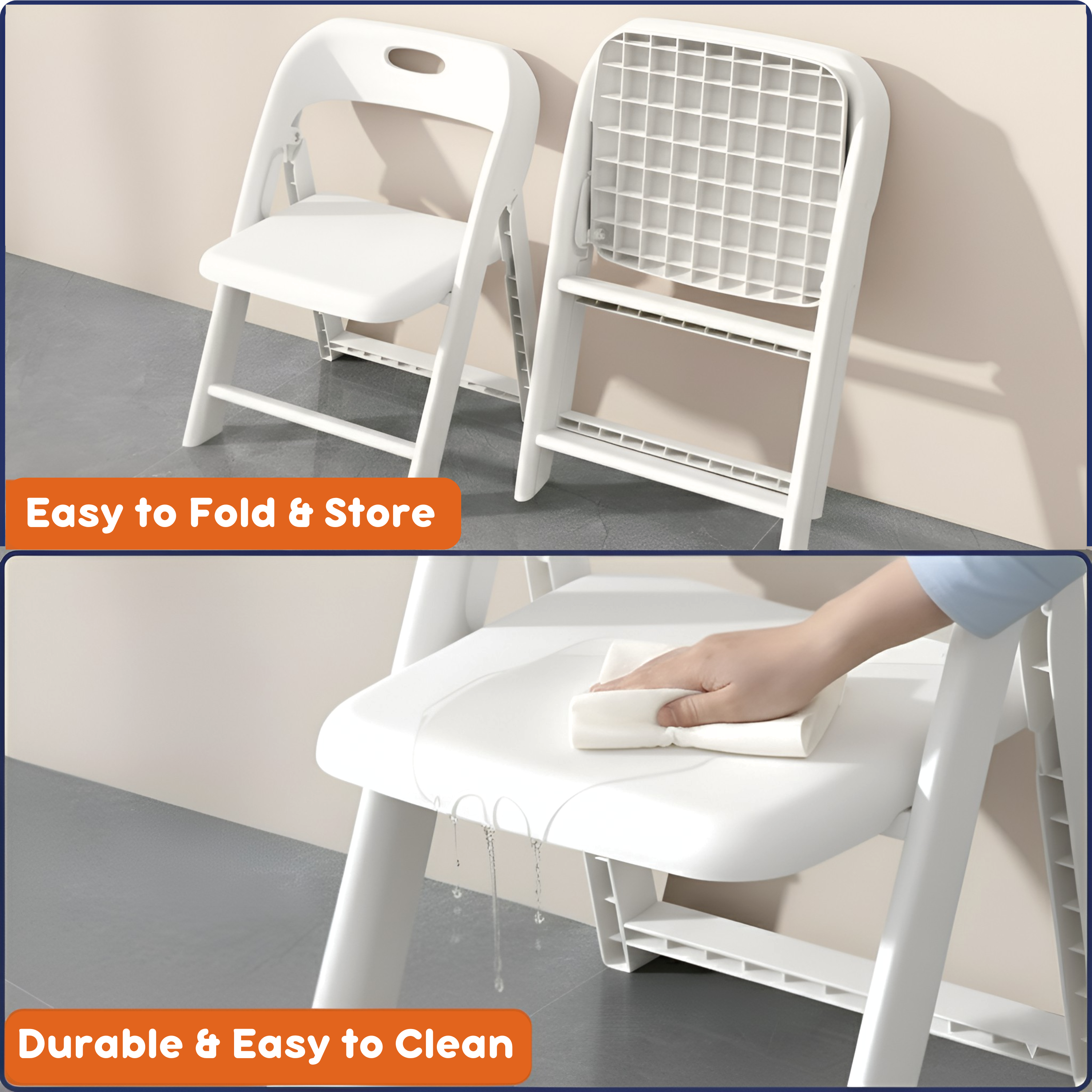 Giggle & Play | Kids Folding Chair  (2 Pack)