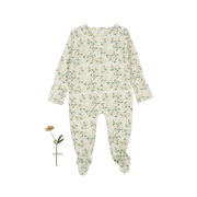 The Printed Romper - Hydrangea Pink