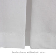 CaSaJa Classic Microfiber Crib Skirt with 2 Pleated Workmanship, Soft Breathable Dust Ruffle Fits Standard Crib and Toddler Bed, Pure White Color for Baby Boys and Girls, 14 inches Drop, White