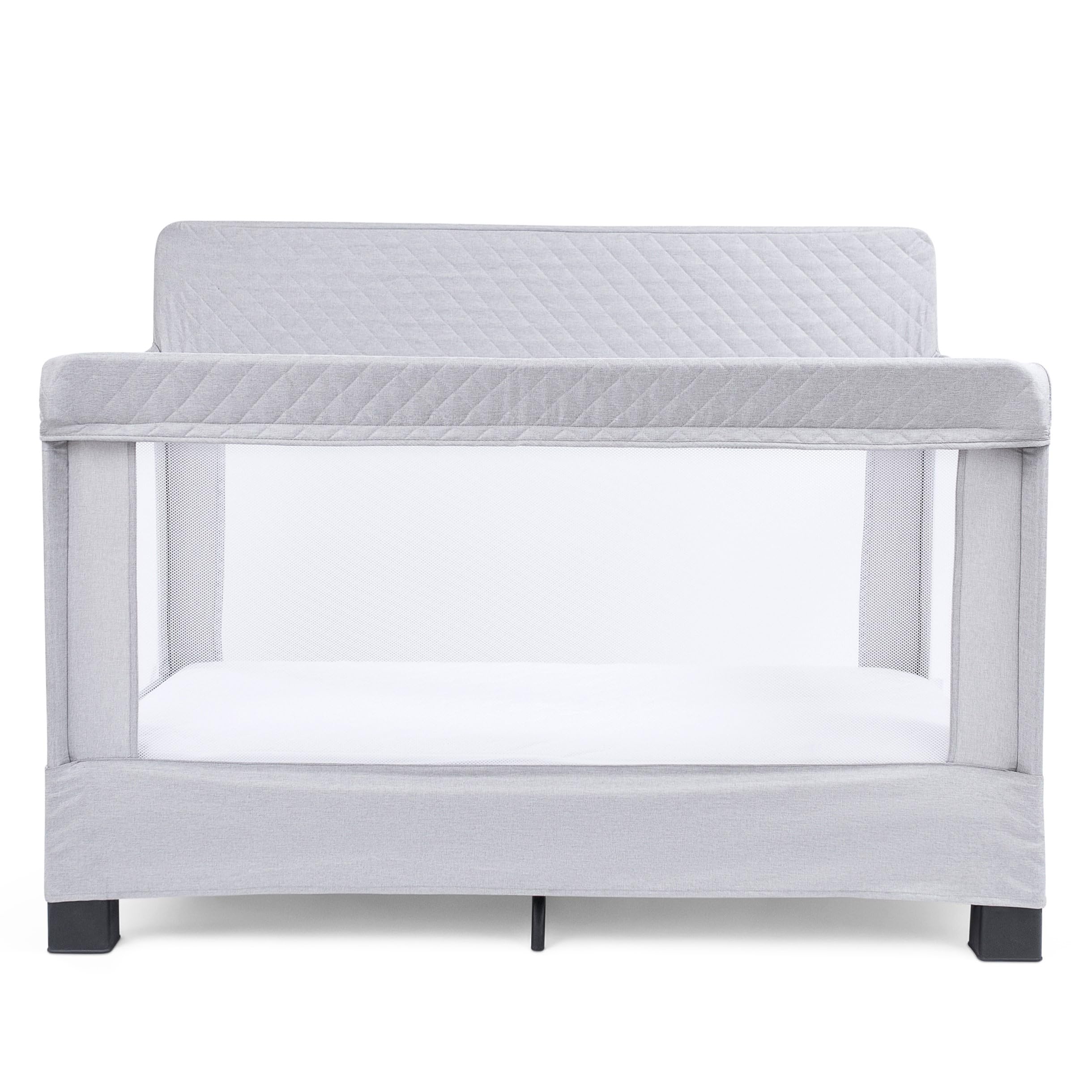 Horizon Full Size Crib, Breathable Mesh Walls, Tool-Free Assembly