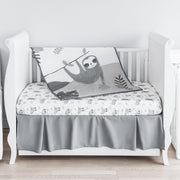 Crib Bedding Set Neutral, 5pc Baby Bedding Set Includes Baby Comforter