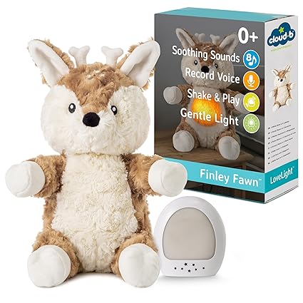 Sound Machine with White Noise Soothing Sounds | Cuddly Stuffed Animal
