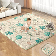 Baby Play Mats for Floor, 50x50 Playpen Mat, Premium Thicken Cushioning