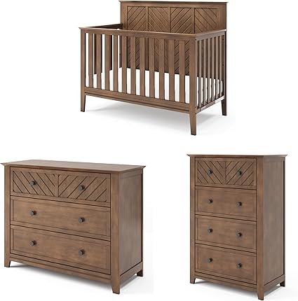 Atwood Crib, Dresser and Chest Nursery Set