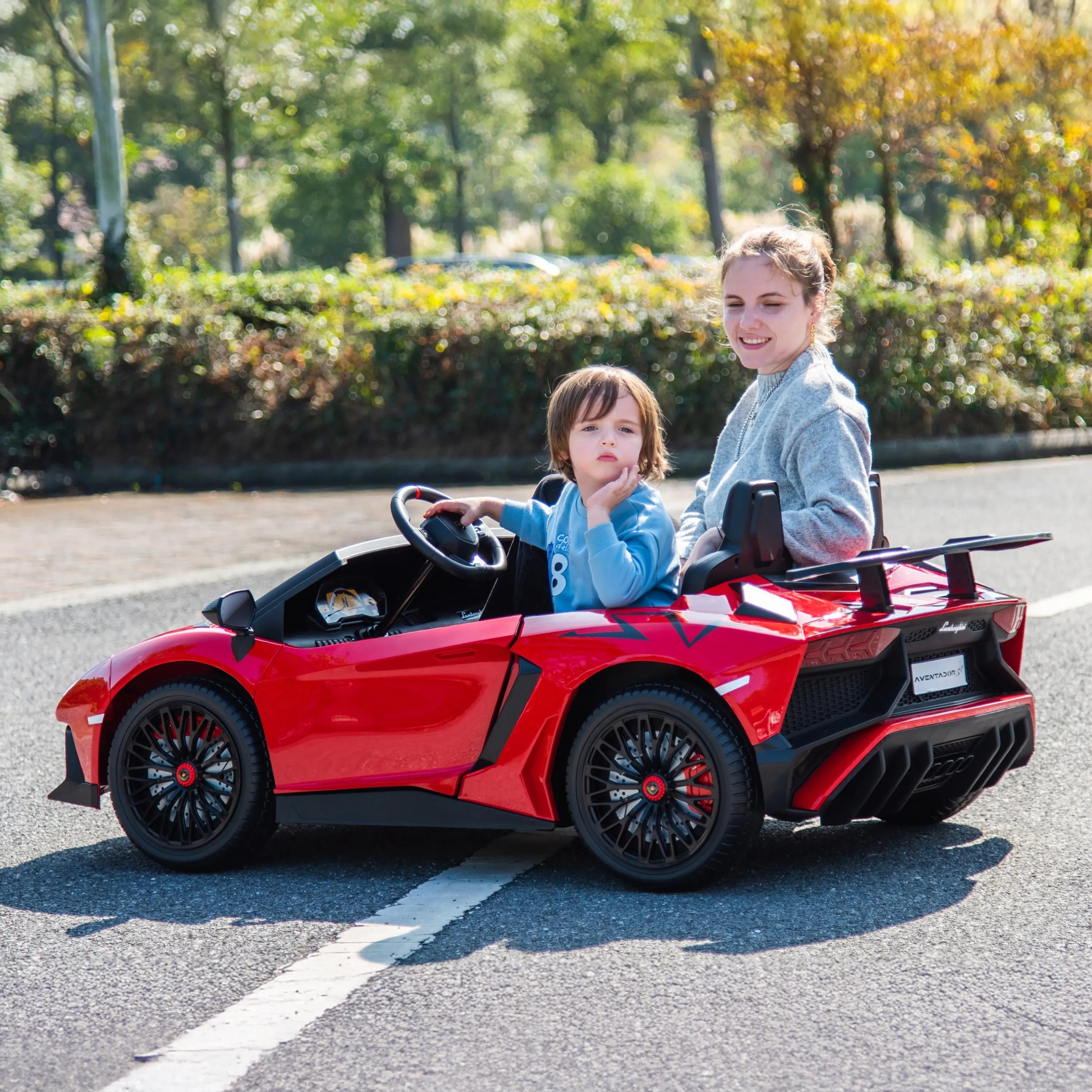 Officially Licensed Lamborghini Aventador 24V 2-Seater Ride-On