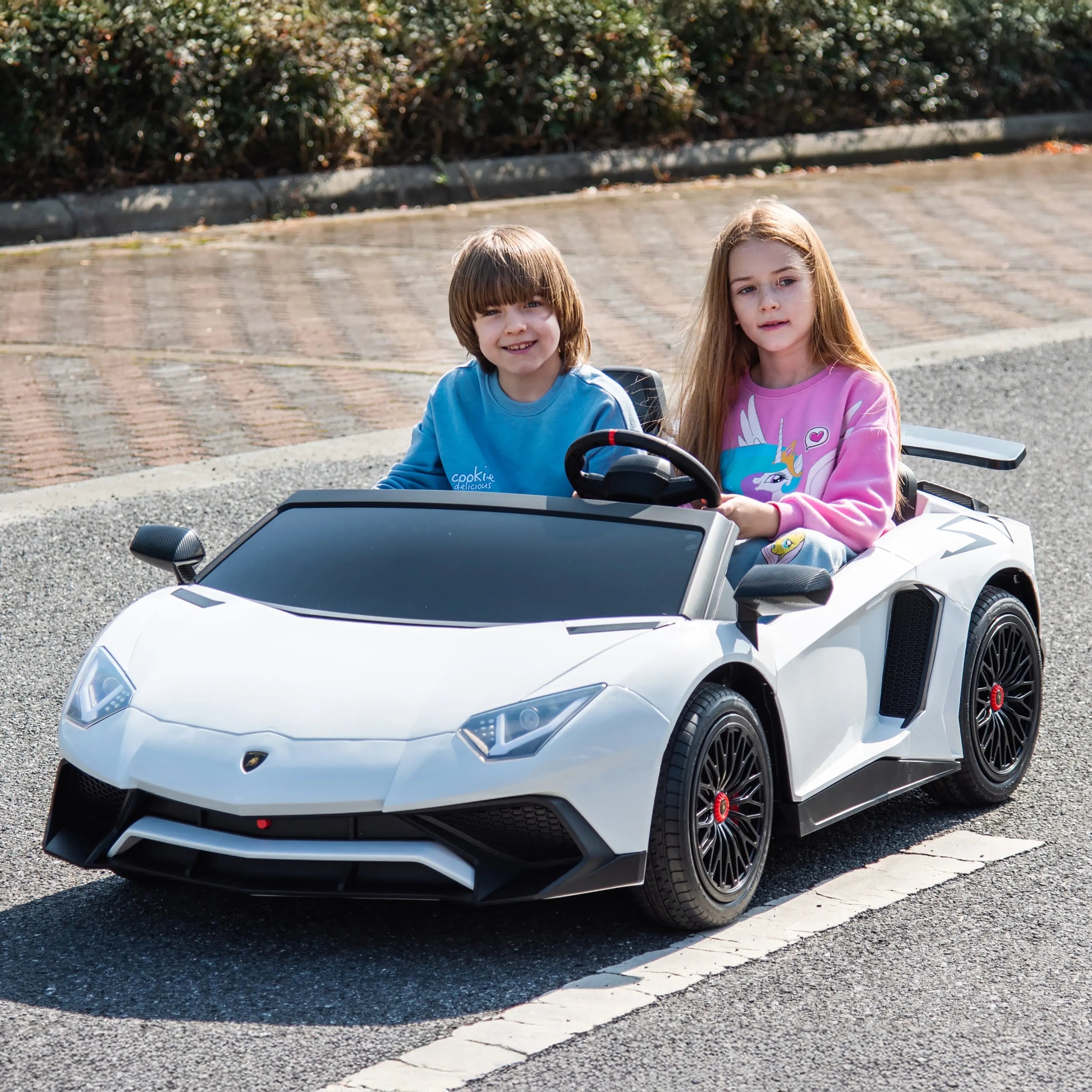 Officially Licensed Lamborghini Aventador 24V 2-Seater Ride-On