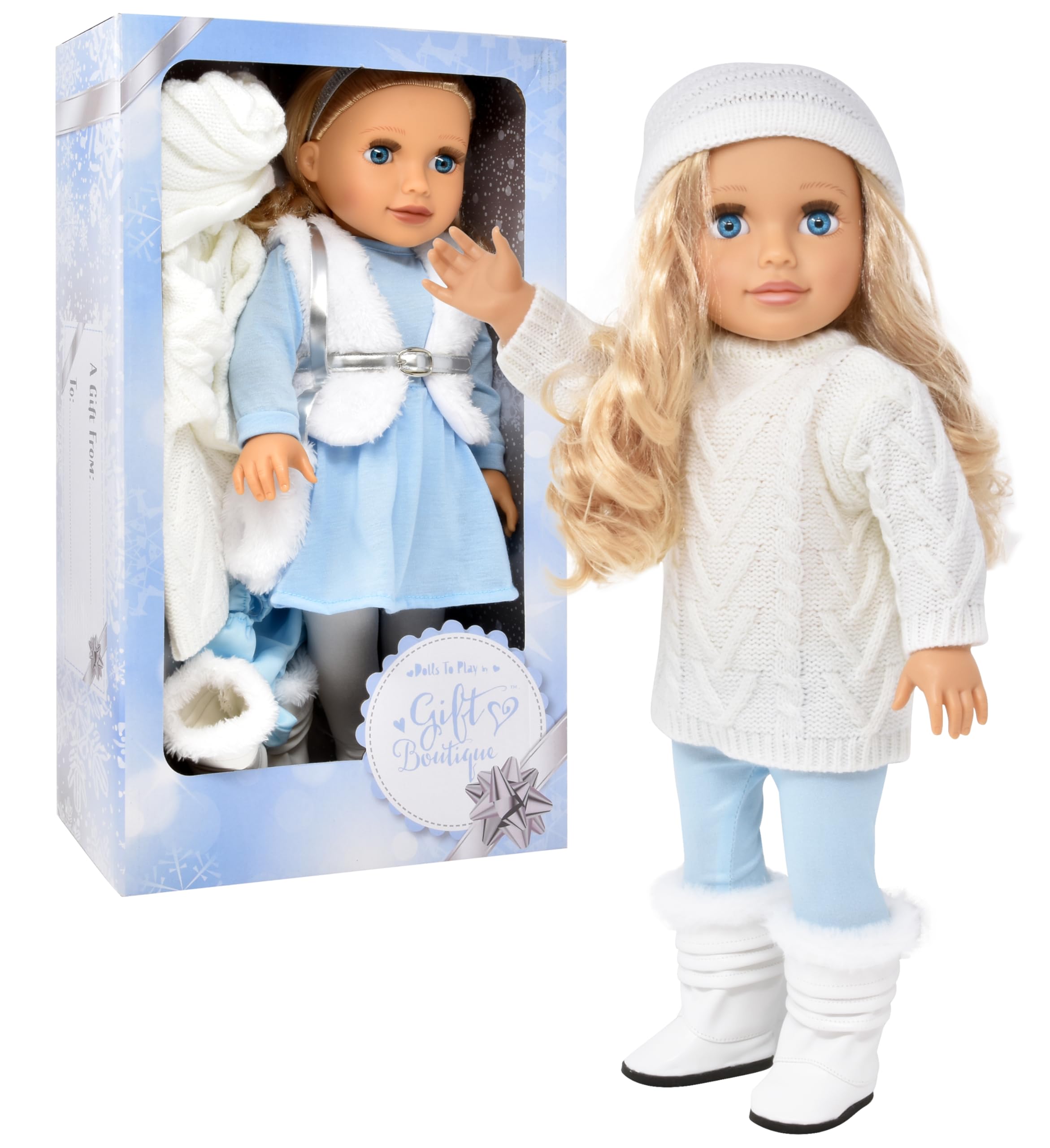 18 Inch Girl Doll with Clothes Set in Gift Box, Fashion Princess Doll