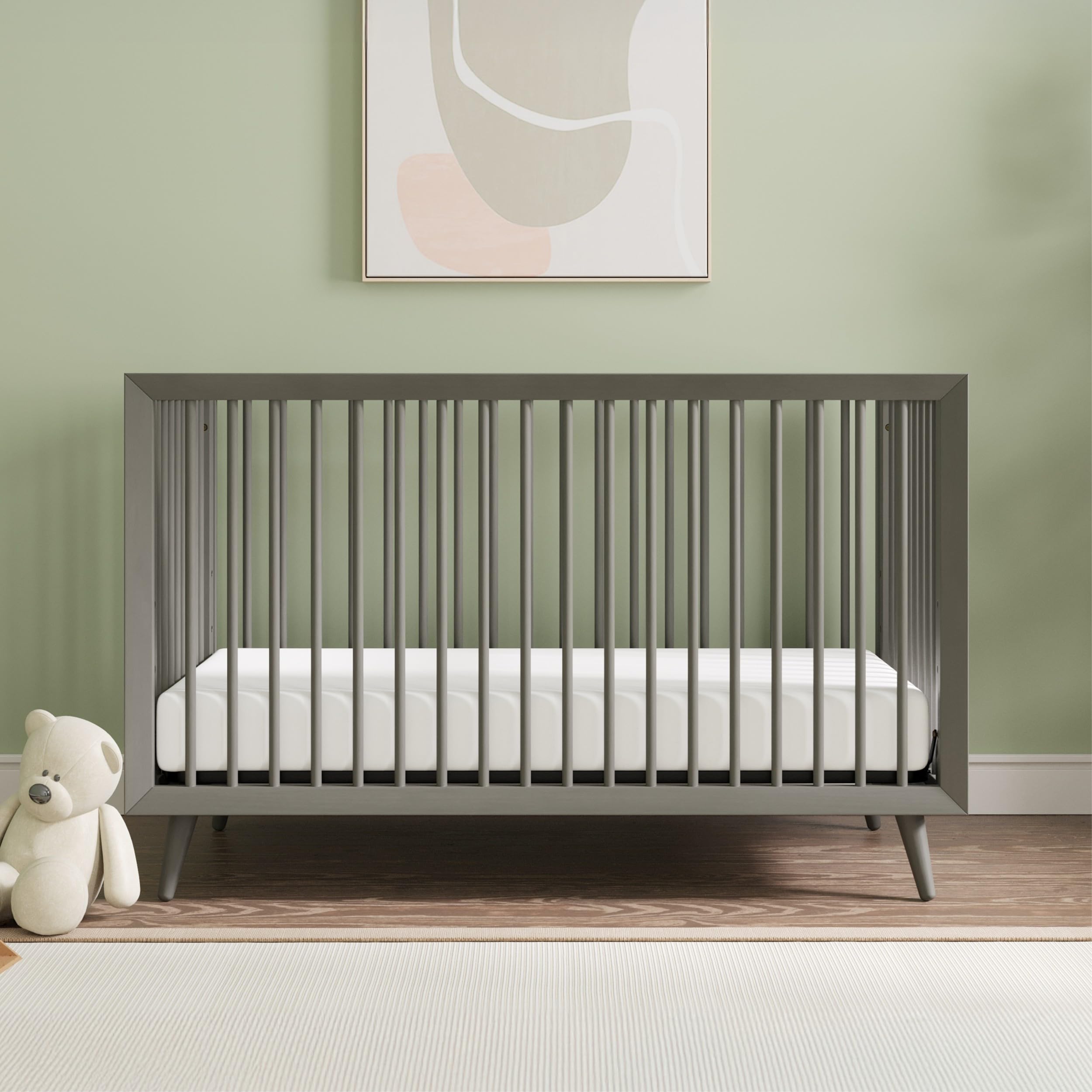 4-in-1 Convertible Crib and Double Dresser Nursery Set