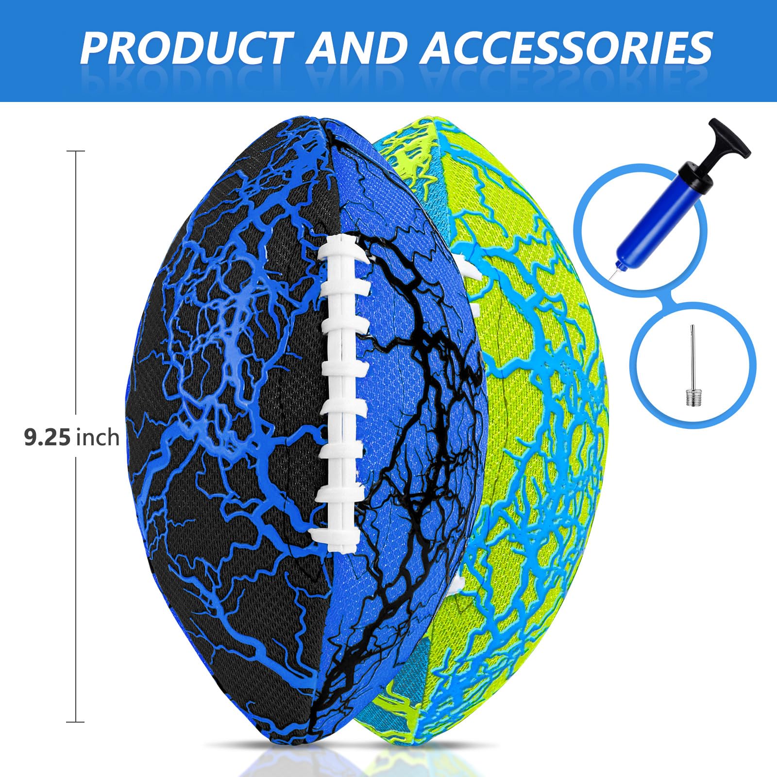 Waterproof Pool Football 2-Pack - Beach Water Sports Toy