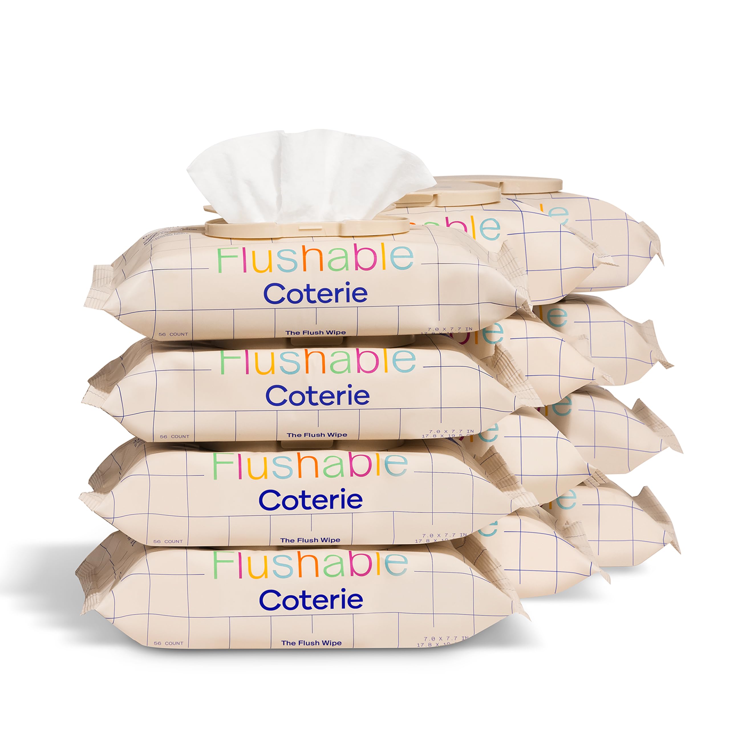 Wipes for Sensitive Skin, Hypoallergenic, 99% Water, Plant-Based Fibers