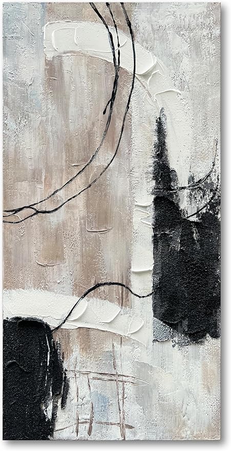 Canvas Wall Art Oil Painting Blue-Green Abstract Art Works 100%