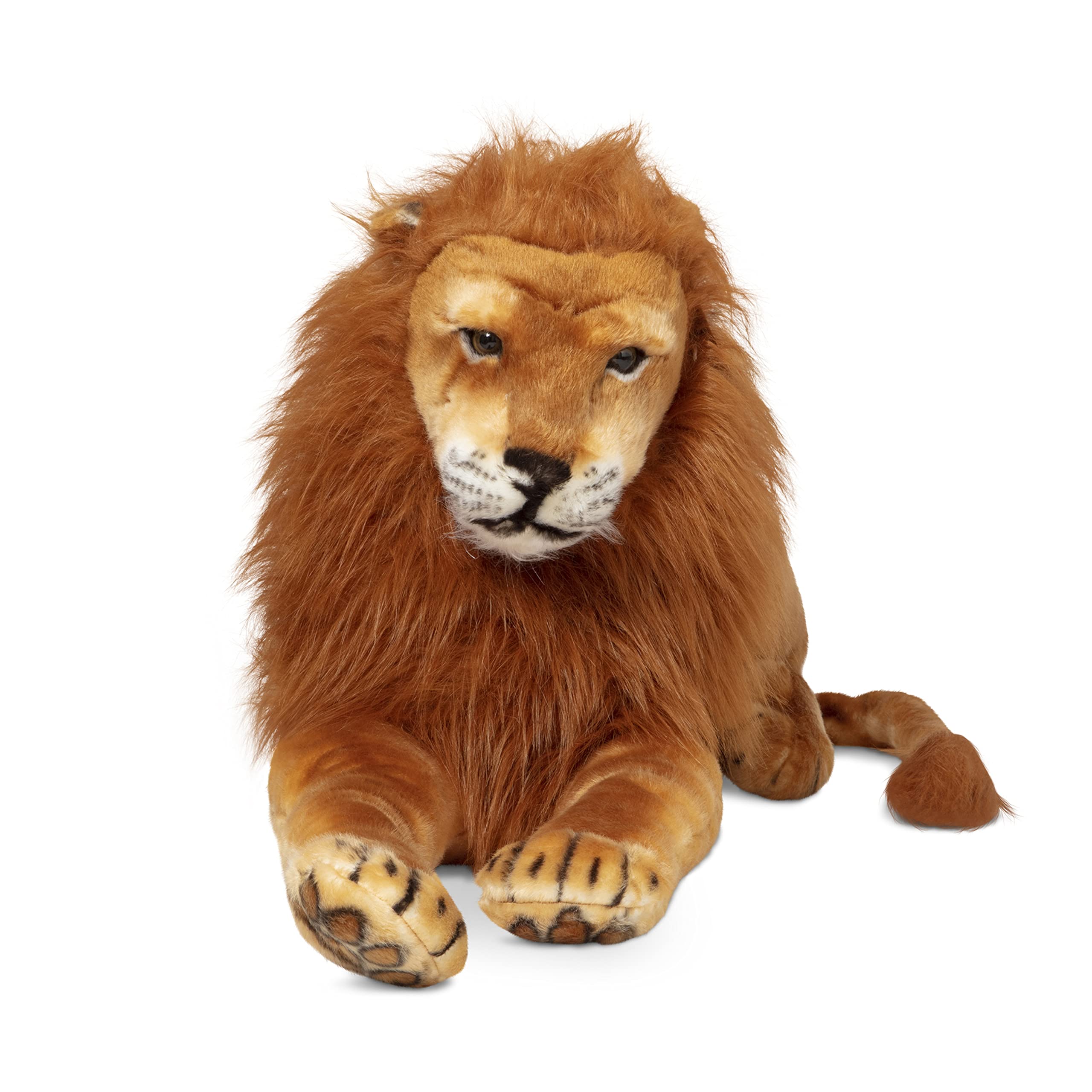 Giant Lion - Lifelike Stuffed Animal (Over 6 feet Long)