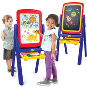 2-Sided Easel, Dry Erase Board & Chalkboard, Ideal for Arts & Crafts