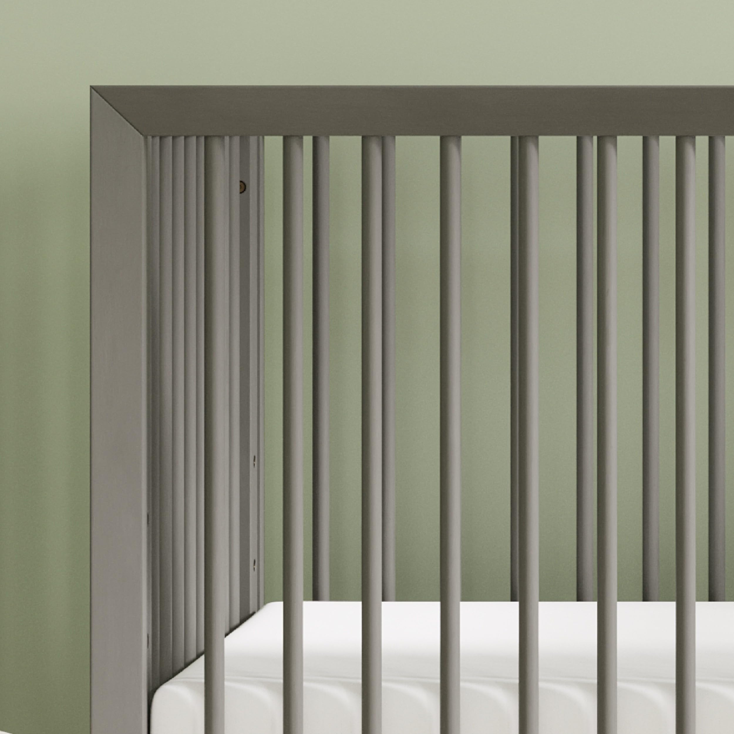 4-in-1 Convertible Crib and Double Dresser Nursery Set