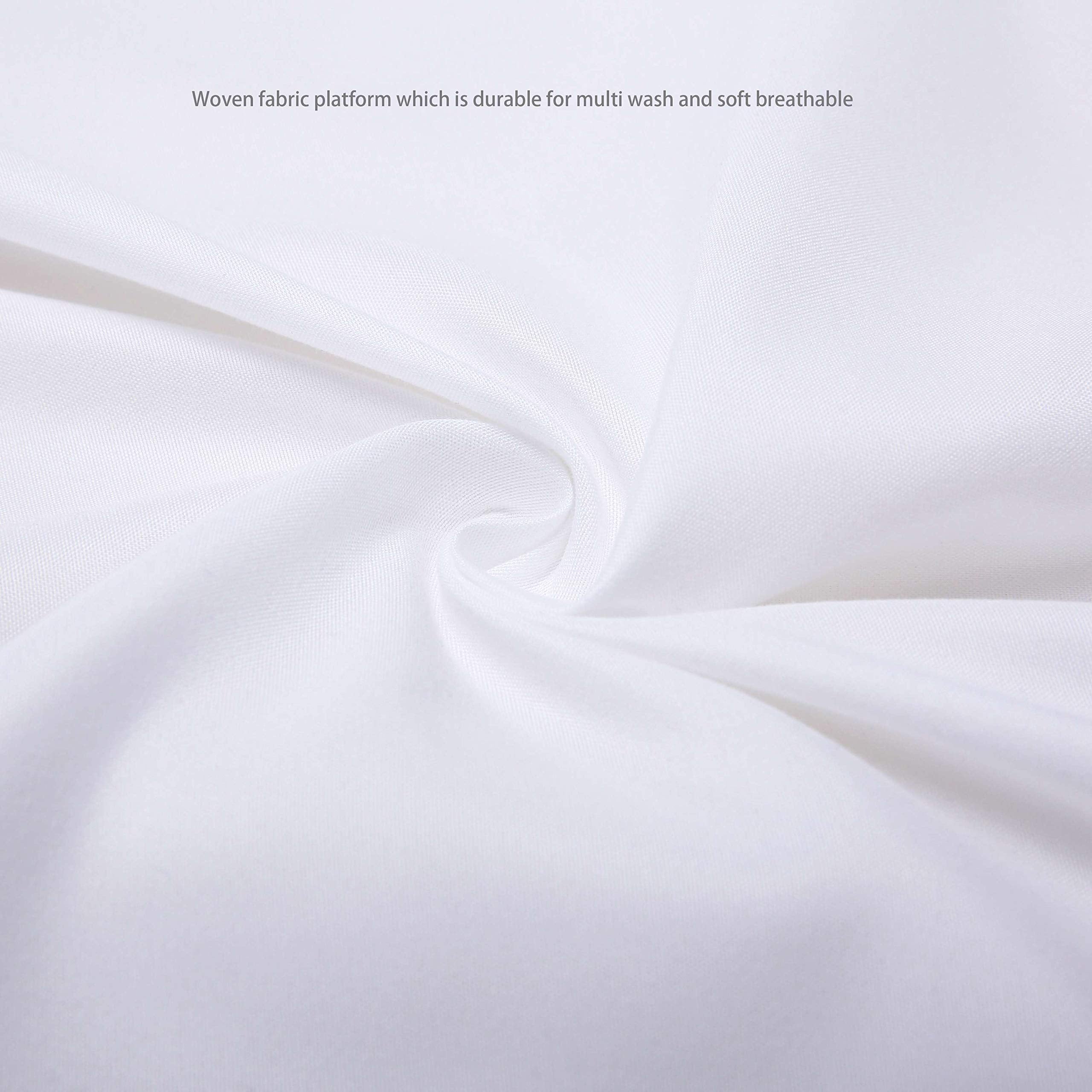 Microfiber Crib Skirt with Pleated Design