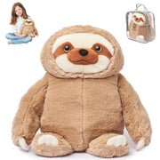 Weighted Animals for Anxiety 3.1lb Sloth | Stuffed Weighted Plush for Kids
