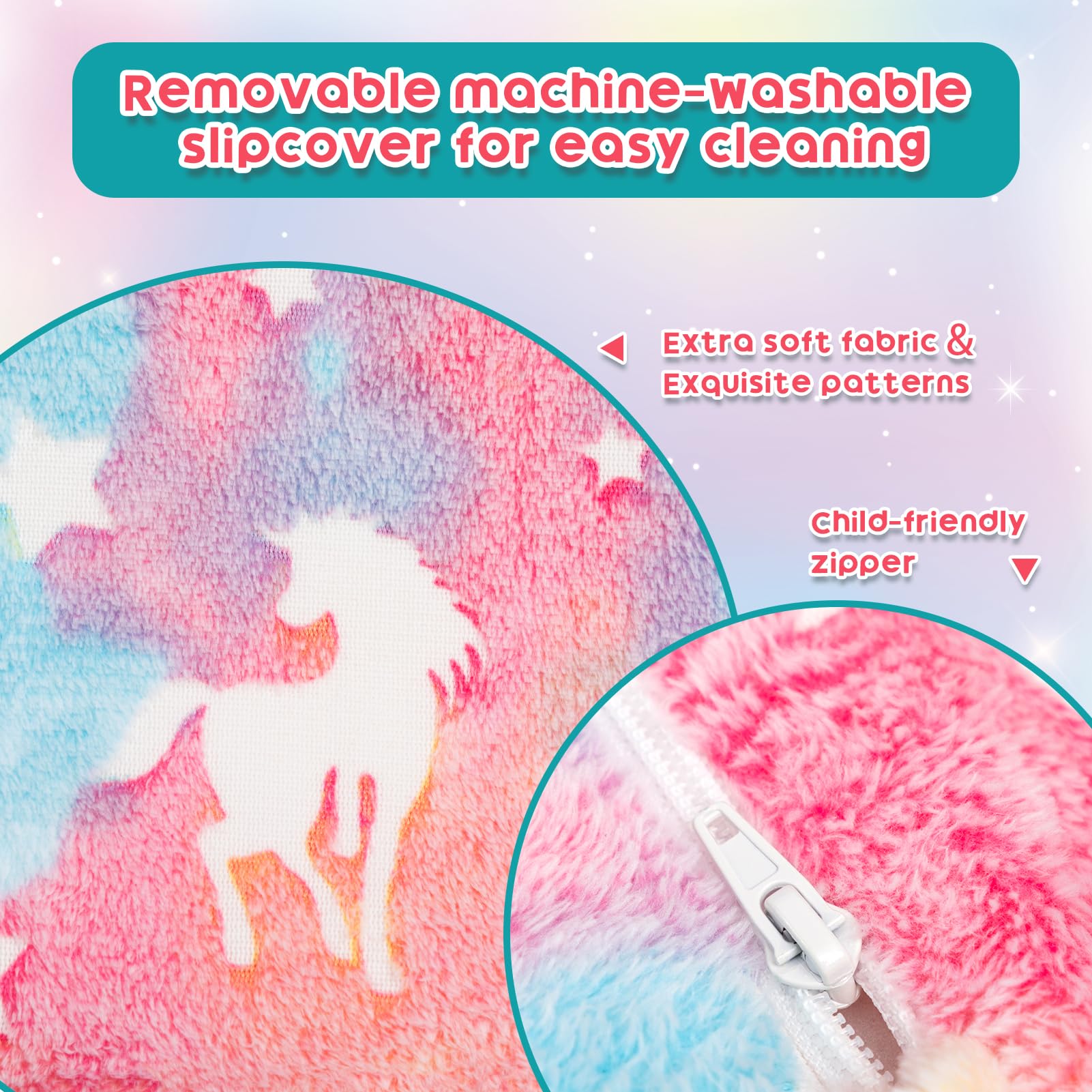 Toddler Foam Chair with Unicorn Design