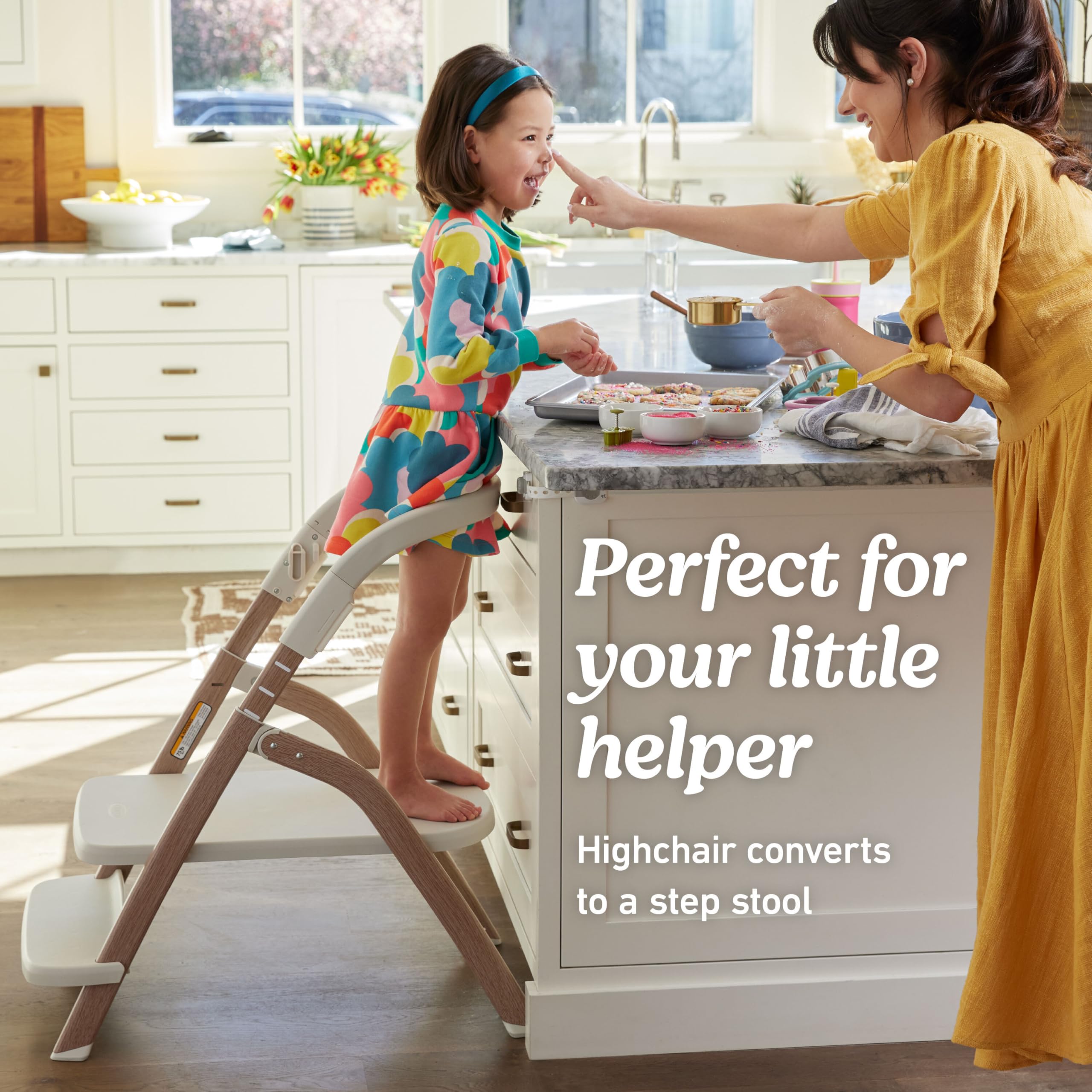 6-in-1 Convertible High Chair with Step Stool
