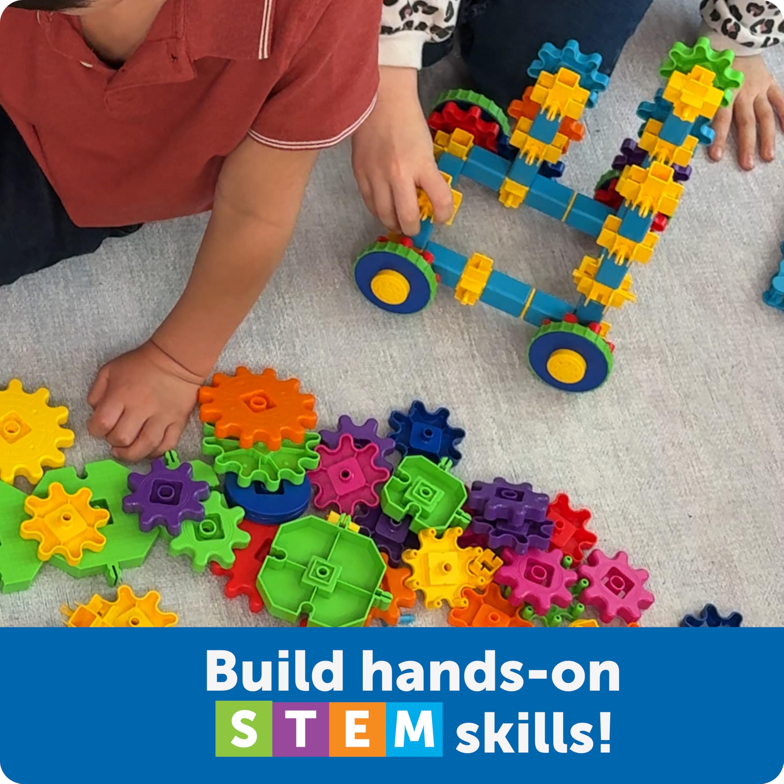 Gears! Gears! Gears! Robots in Motion Building Set - 116 Pieces, Ages 5+
