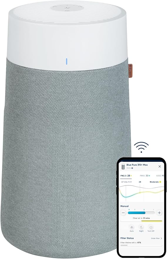2-in-1 Purify + Humidify: Air Purifier and Humidifier with HEPASilent™ and 360° InvisibleMist