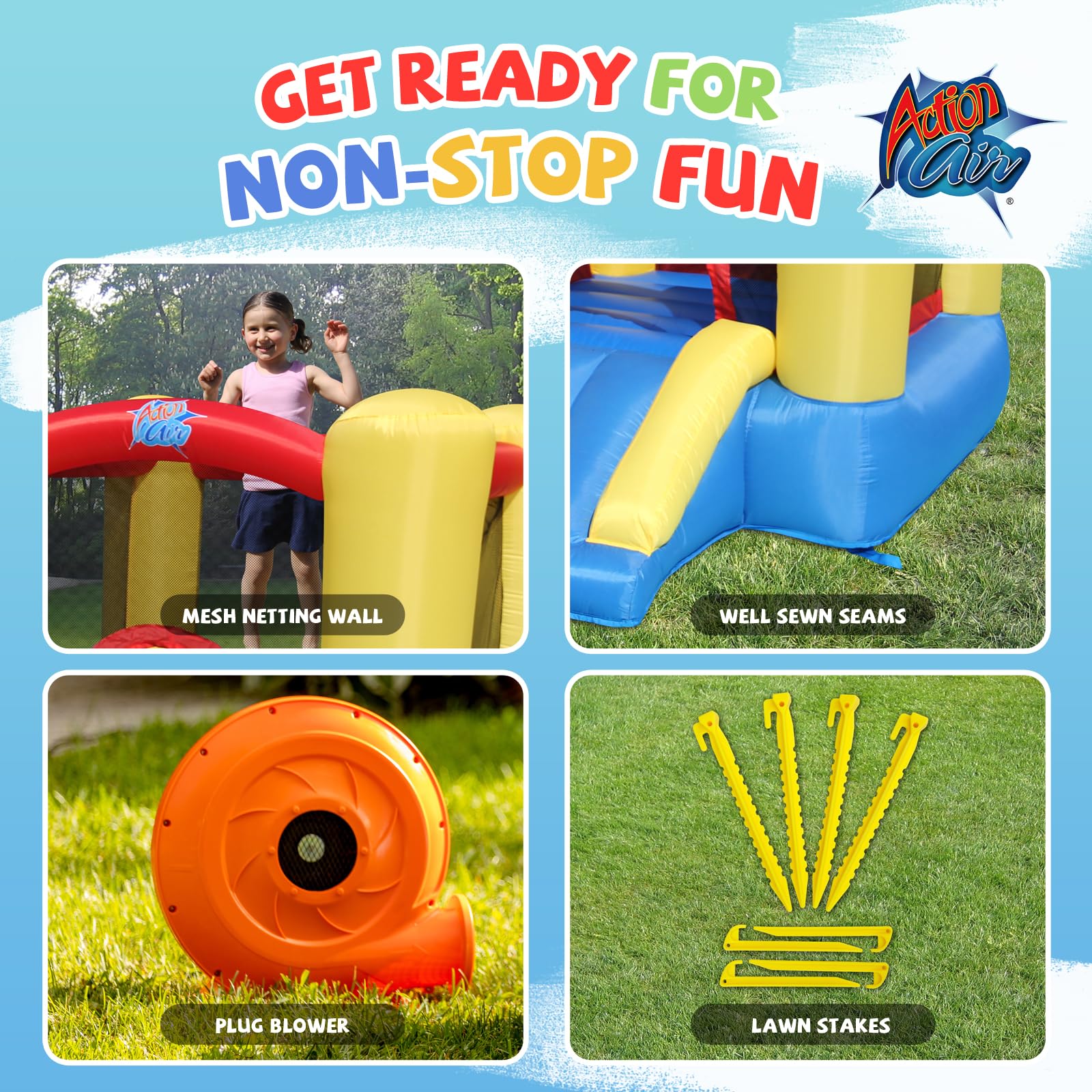 Toddler Inflatable Bounce House with Slide