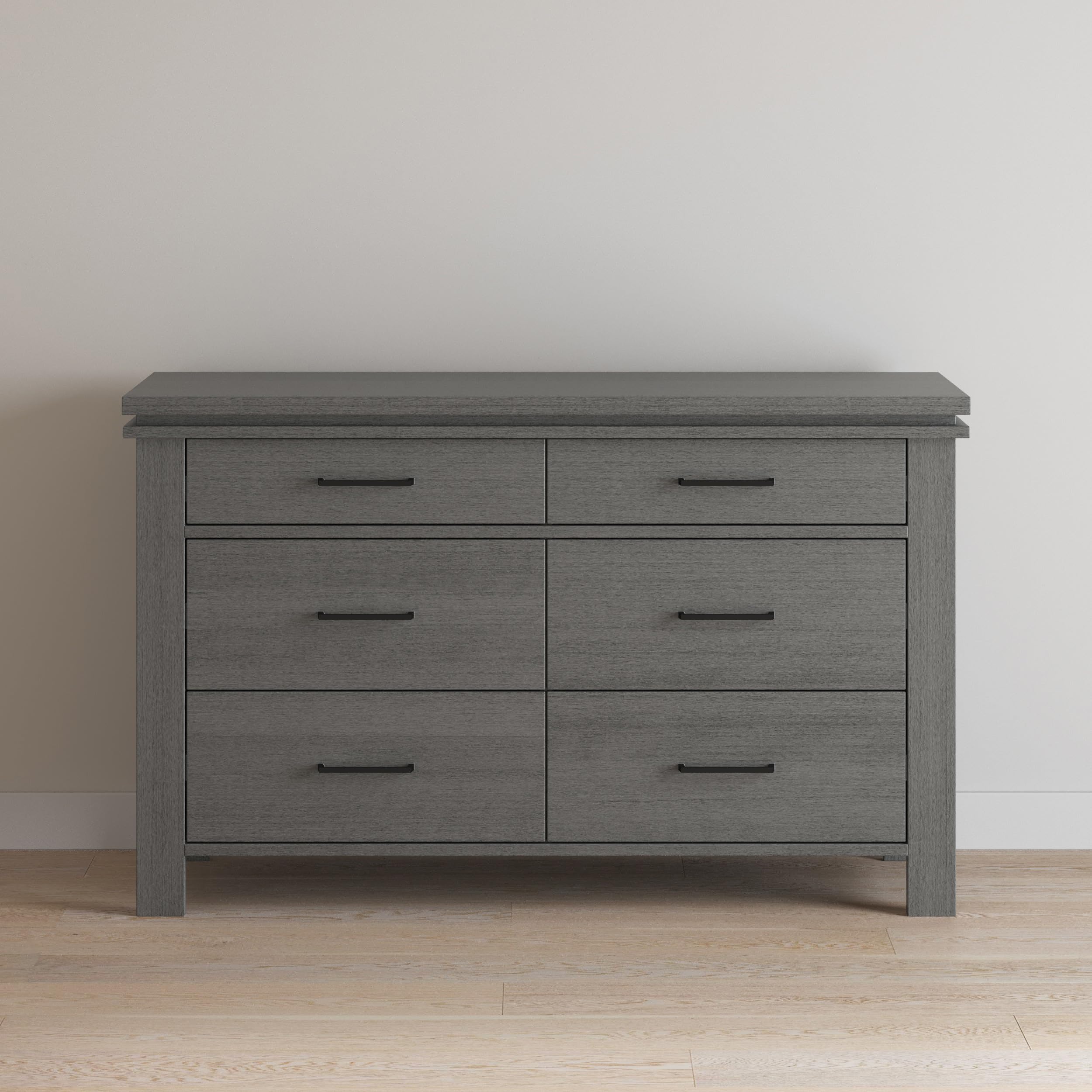 2-Piece Convertible Crib and Dresser Nursery Set