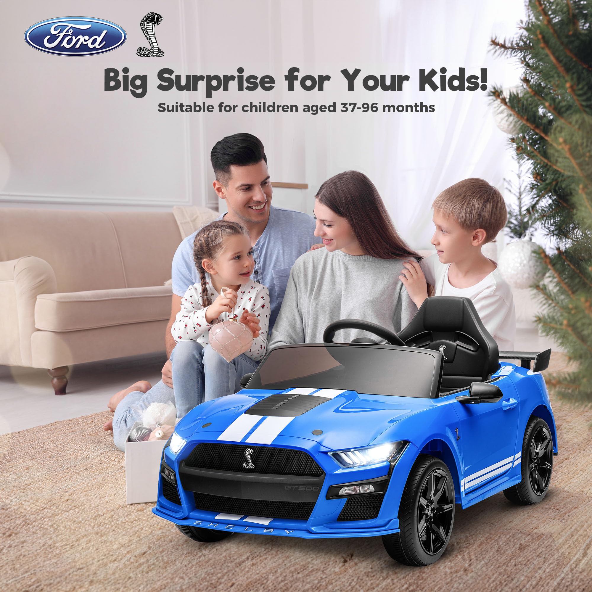 12V Electric Ride-On Car for Kids with Remote Control