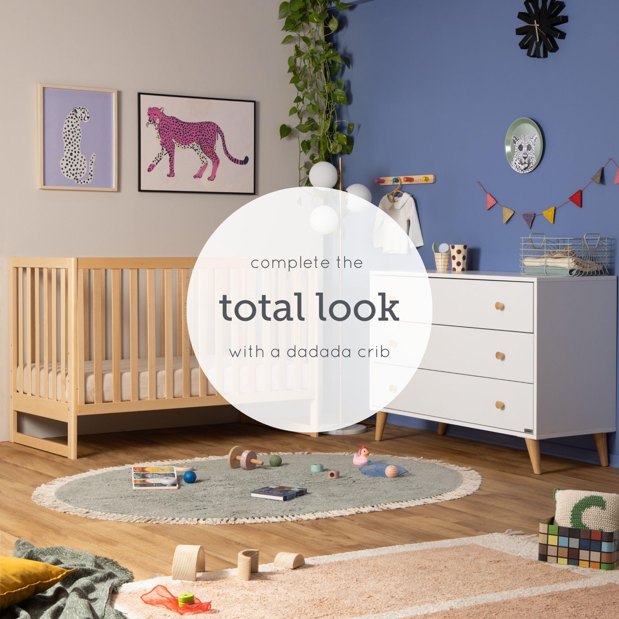 3-Drawer Nursery Dresser with Soft-Close Drawers