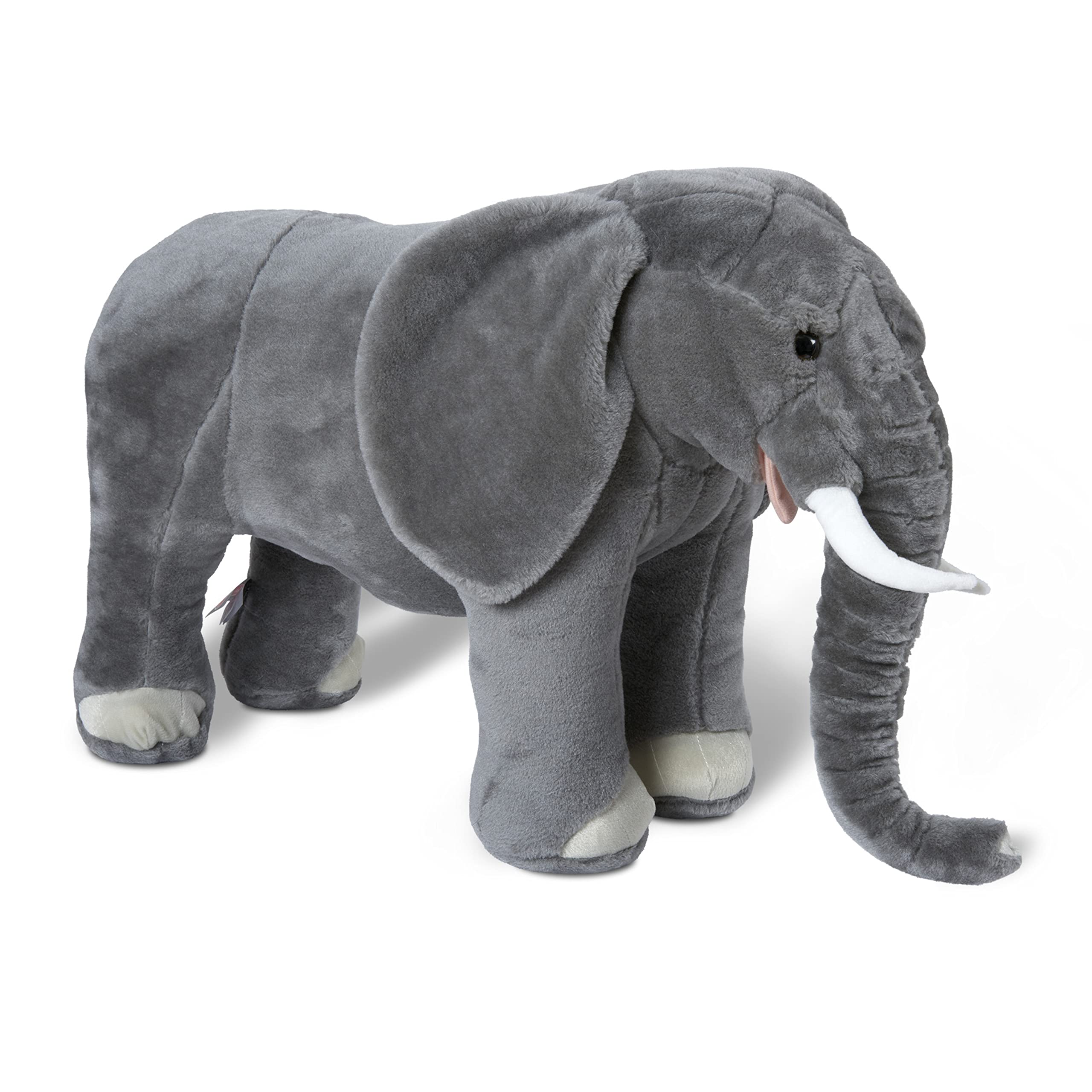 Giant Elephant - Lifelike Stuffed Animal (Over 3 feet Long)