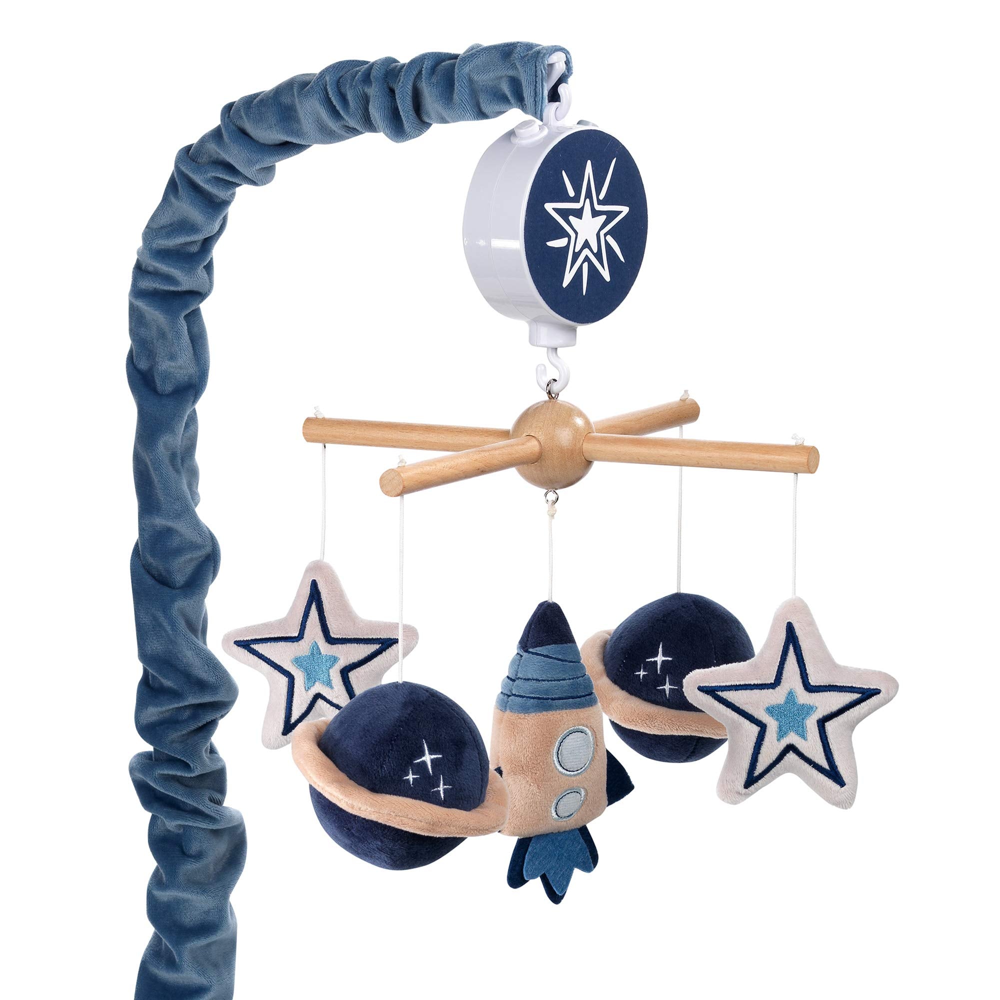 Musical Baby Crib Mobile with Planets and Stars