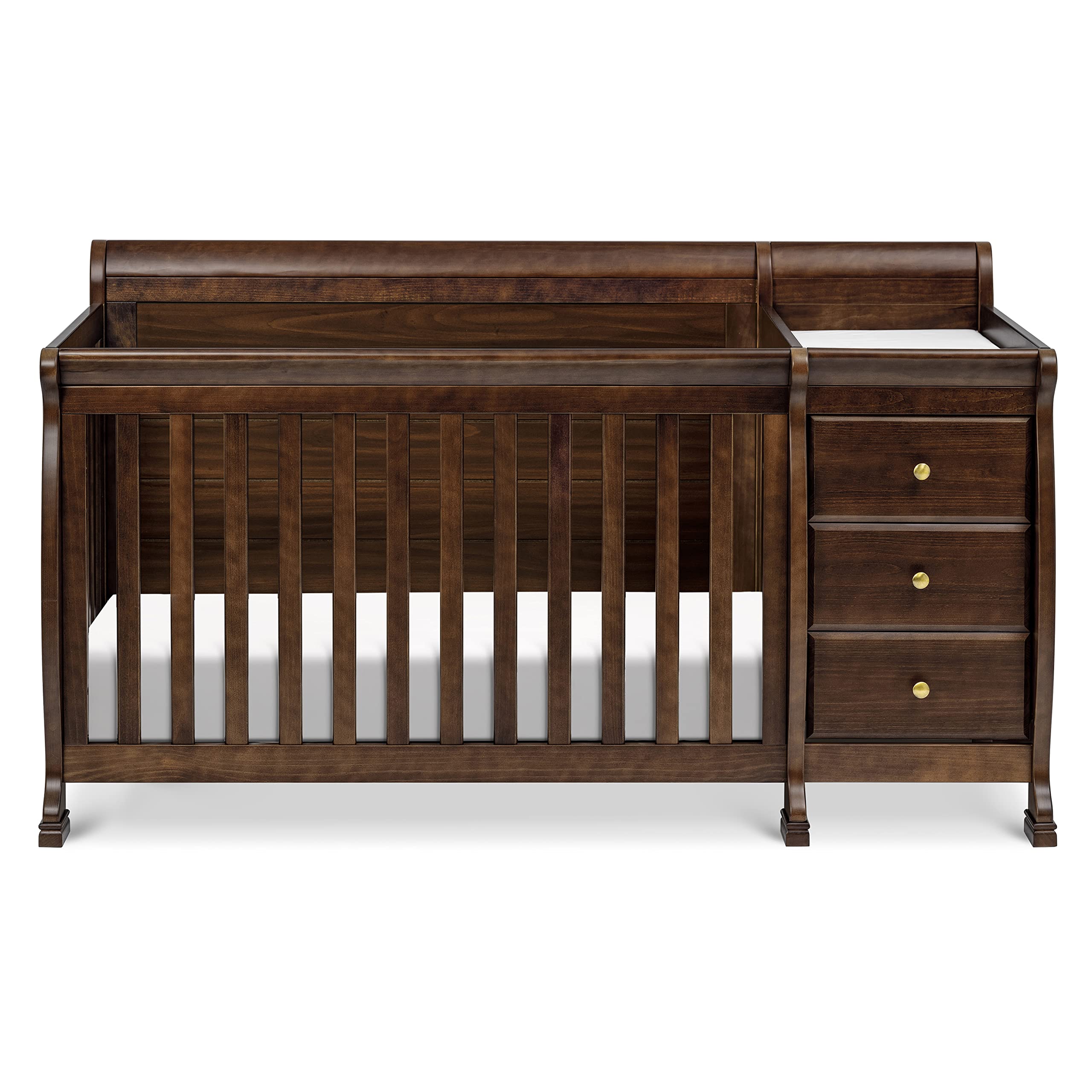 4-in-1 Convertible Crib with Changing Table