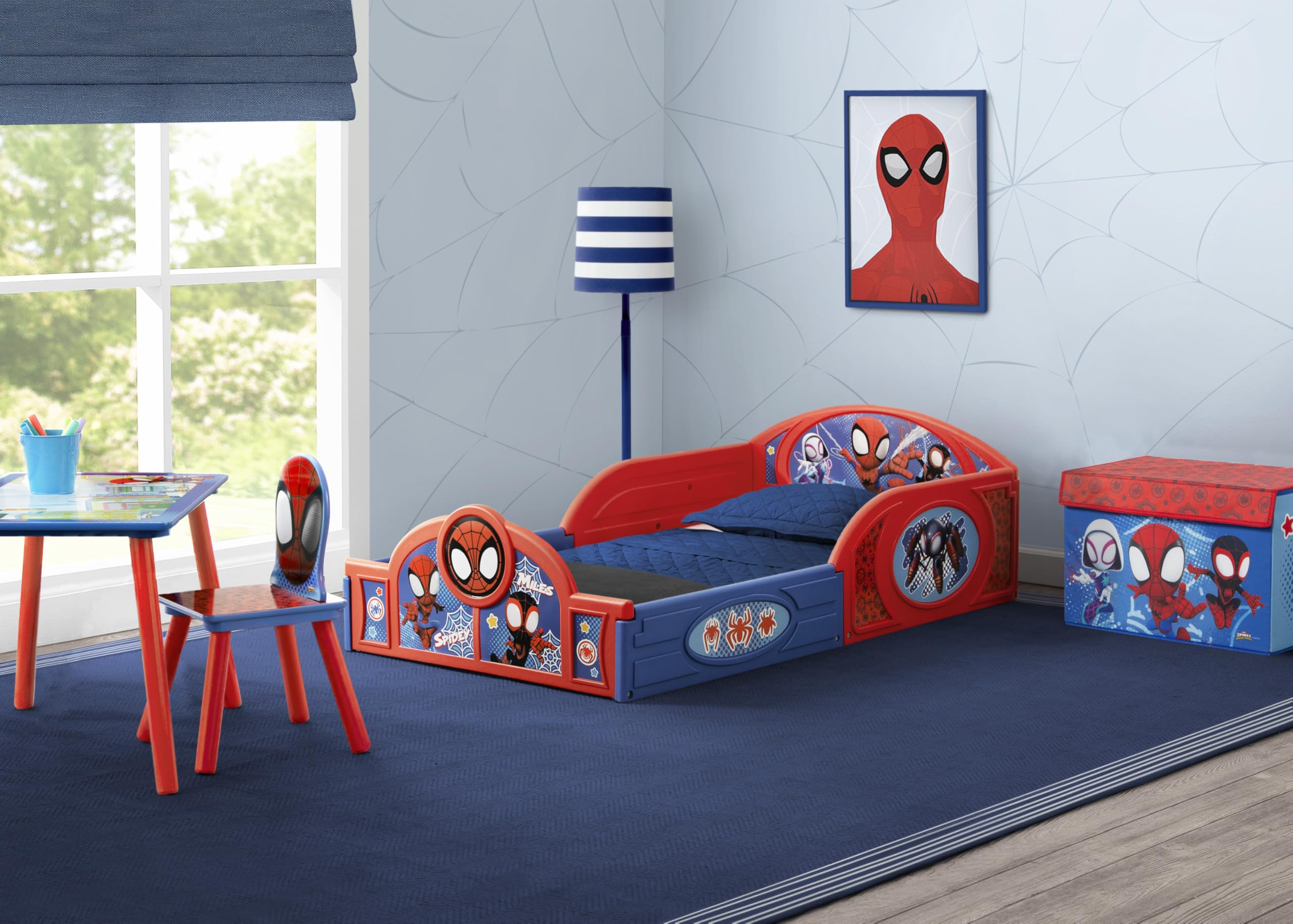 Marvel Spidey and His Amazing Friends 4-Piece Toddler Room-in-a-Box Set