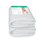 Waterproof Crib Mattress Pad | Ultra-Breathable Quilted Layer for Comfort & Universal