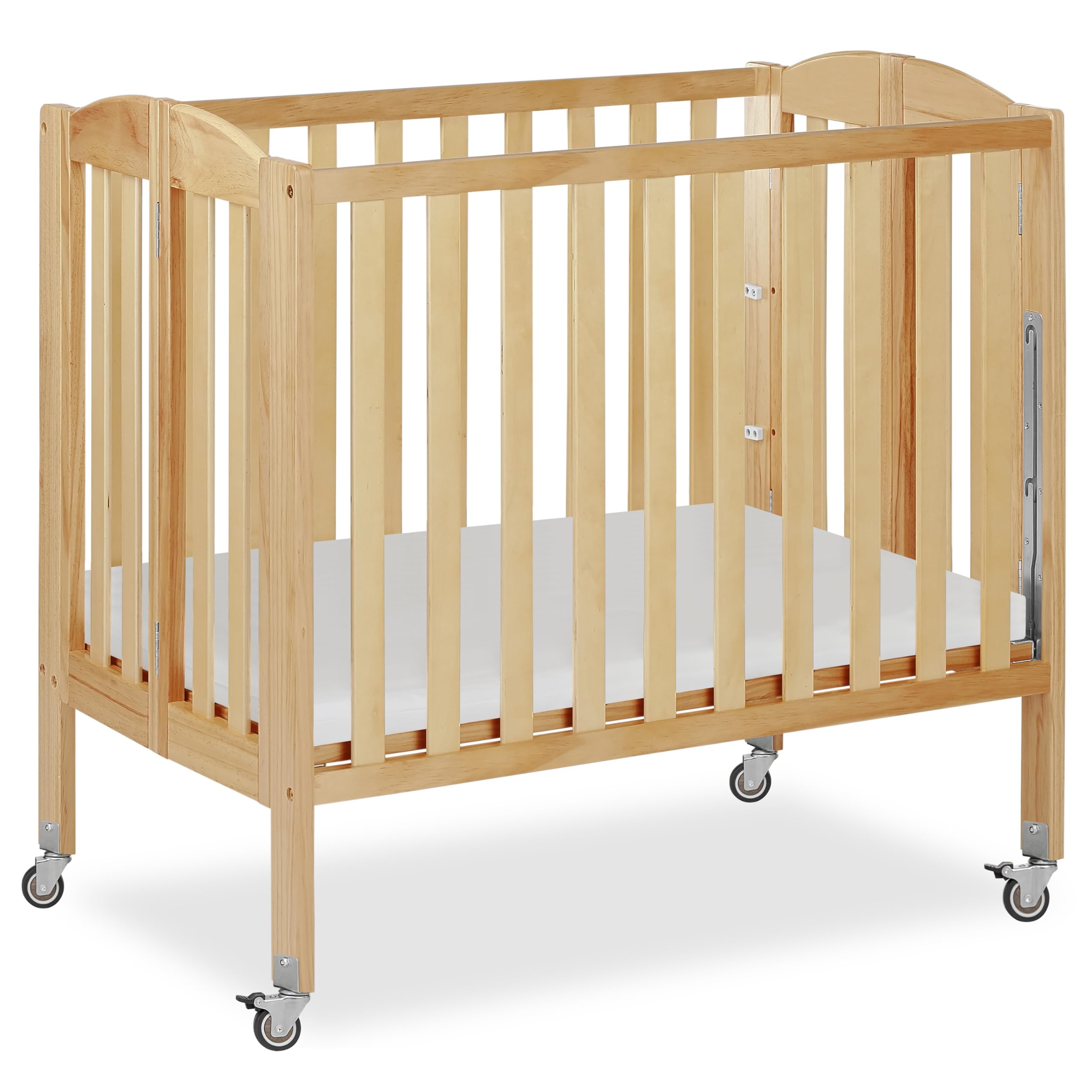 3-in-1 Folding Portable Crib with Wheels