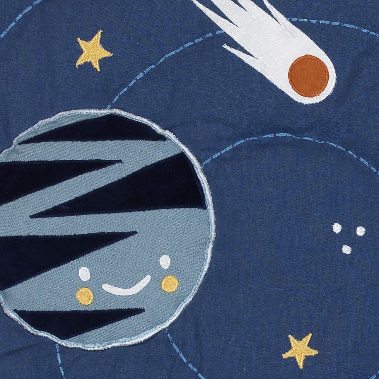 Space Galaxy 4-Piece Crib Bedding Set