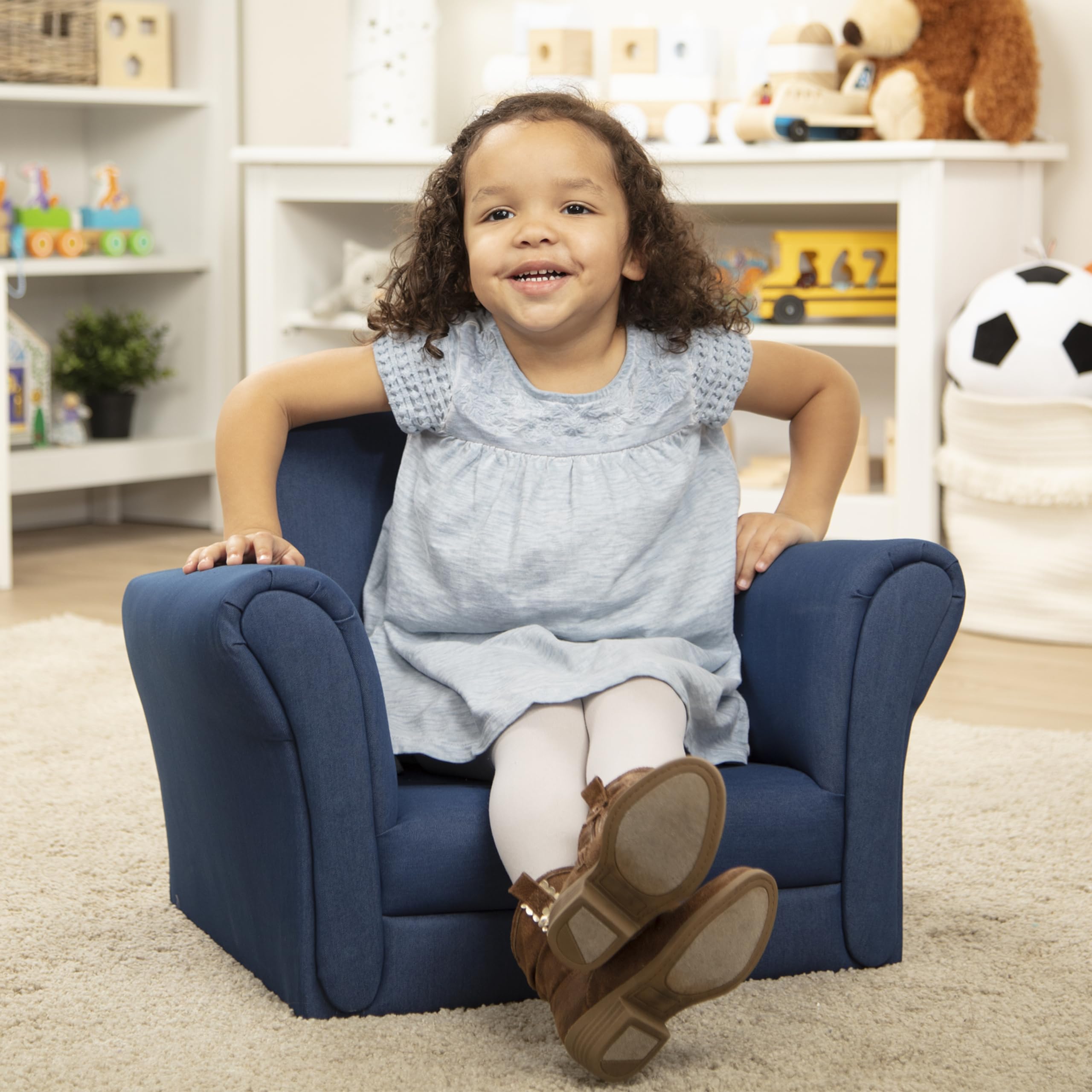 Denim Child's Armchair