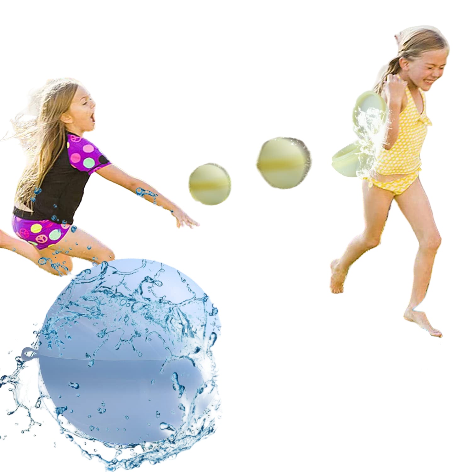 Water Balloons Water Balls Latex-Free Soft Silicone Water Splash Ball