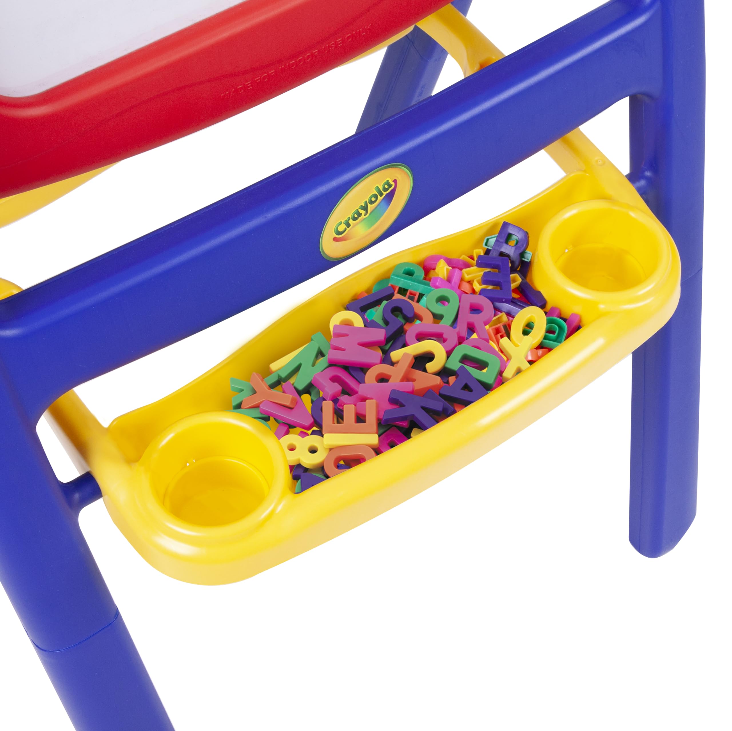2-Sided Kids Easel with Magnetic Whiteboard & Chalkboard