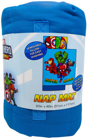 Marvel Super Hero Adventures Hero Time Nap Mat - Built-in Pillow