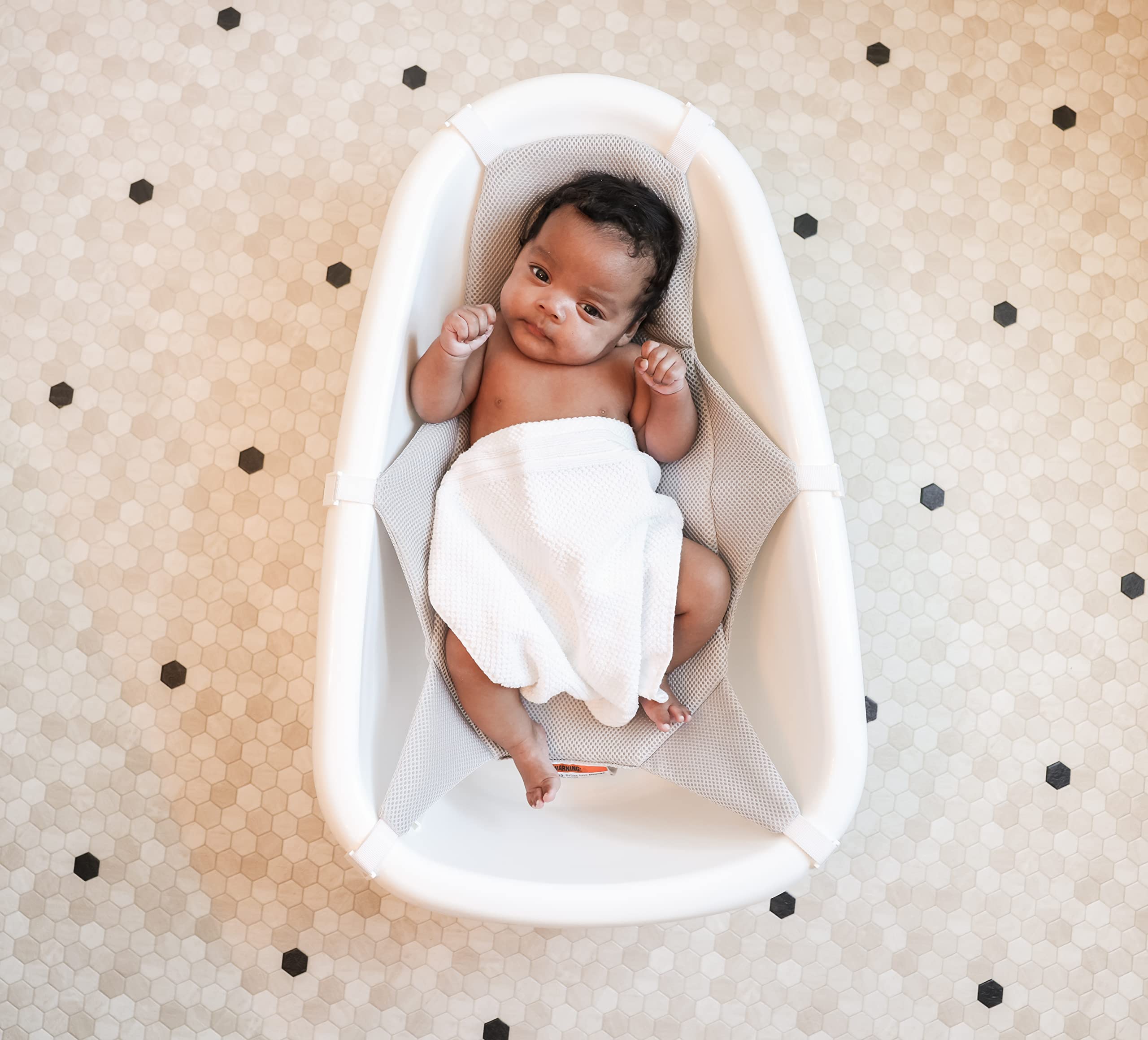 3-in-1 Adjustable Infant Bath Tub with Mesh Sling
