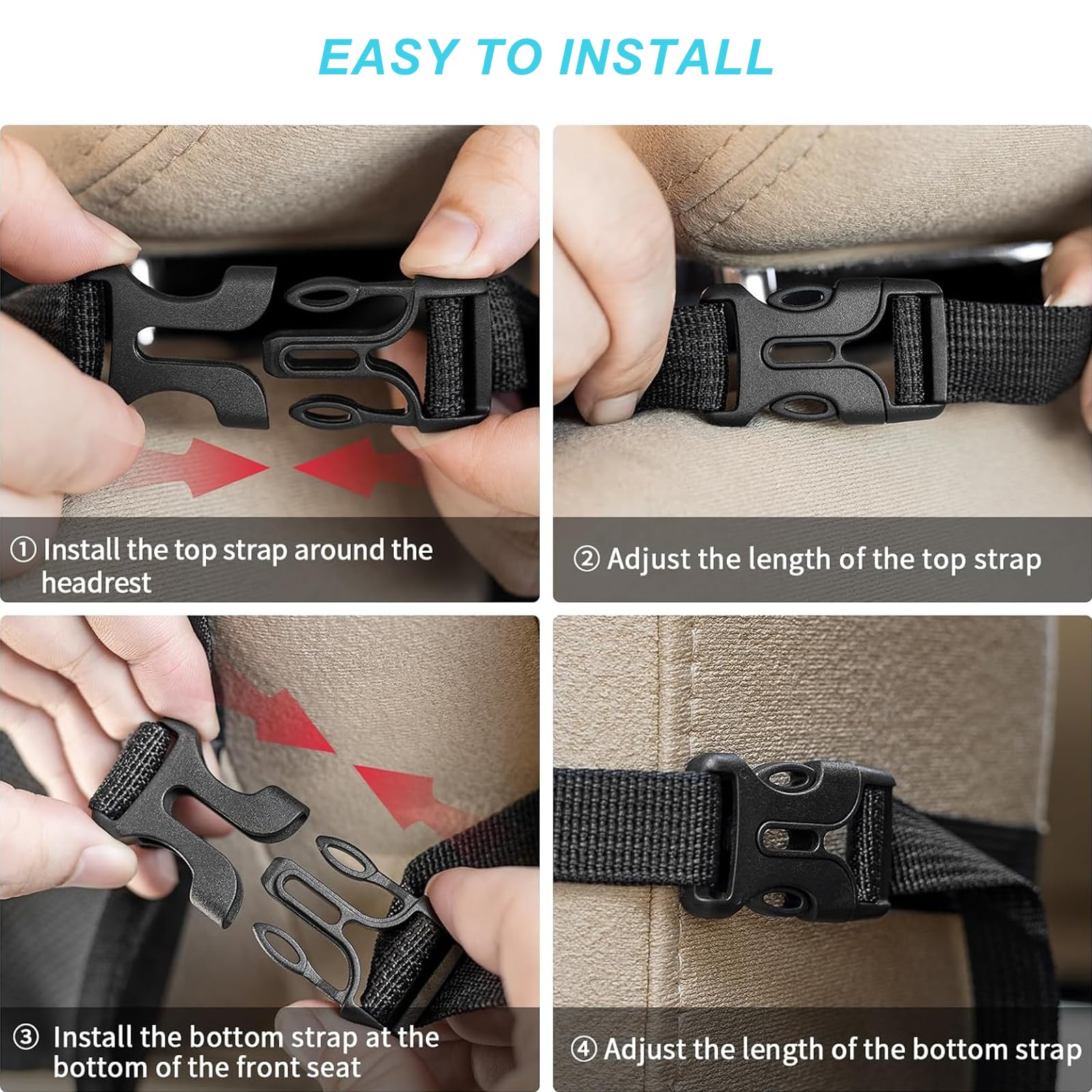 Car Back Seat Organizer with Tablet Holder