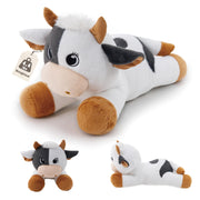 24" 4.4 Pounds Weighted Cow Stuffed Animal, Big Stuffed Animals