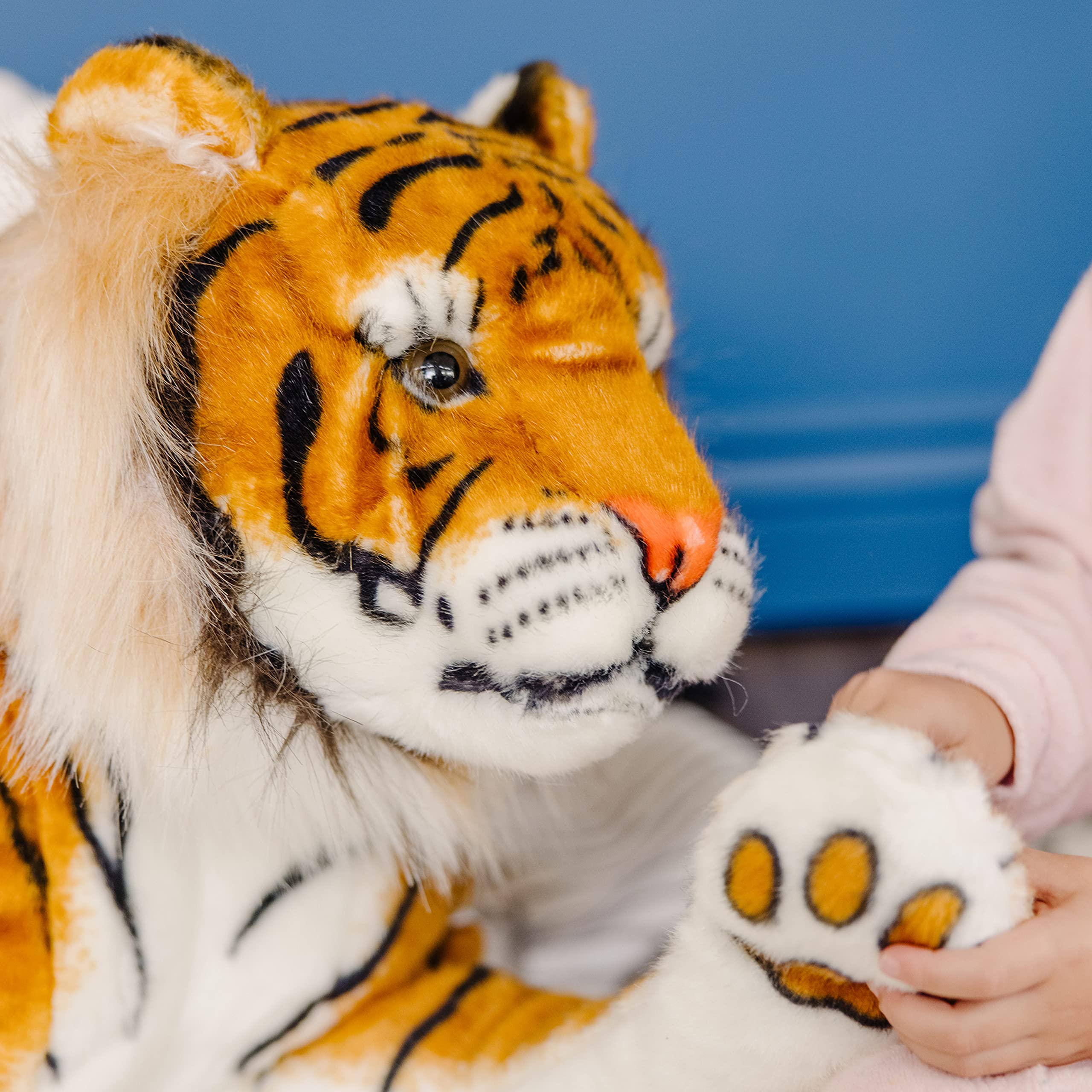 Giant Tiger - Lifelike Stuffed Animal (Over 5 feet Long)