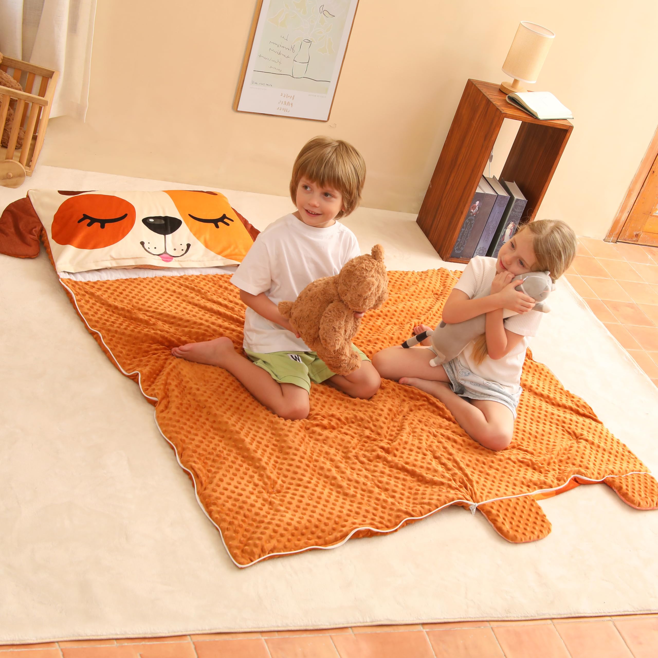 Toddler Nap Mat for Kids Sleeping Mat Napping Mats Slumber Bags Foldable