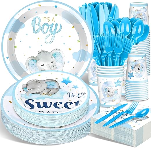 175 Pcs Strawberry Baby Shower Paper Plates Napkins Cups Gender Reveal Party Supplies