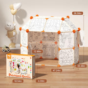 Customizable Cardboard Fort Building Kit for Kids